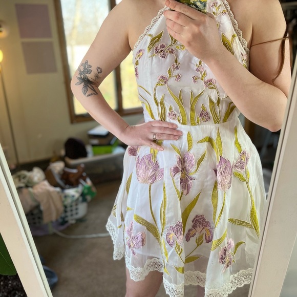 NWT Jaw dropping embroidered dress! - Picture 6 of 8